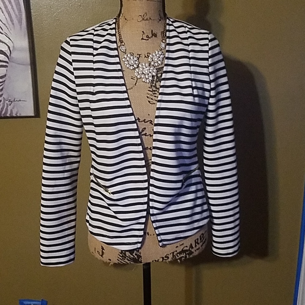 Striped blazer